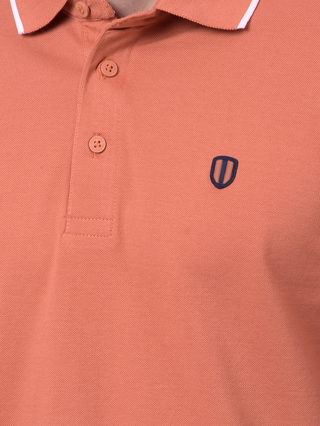 Numero Uno Men Rust Orange Polo T-Shirt